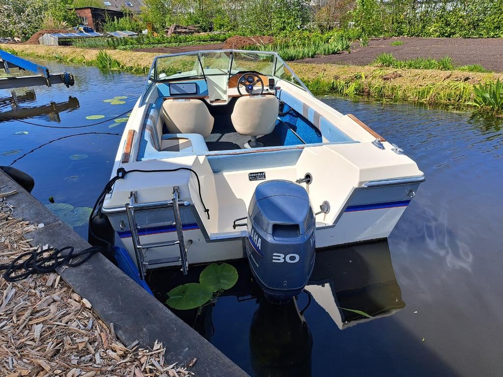 Beekman Coral 490 met Yamaha 30pk viertakt, Watersport en Boten, Ophalen, 10 tot 30 pk, Gebruikt, 3 tot 6 meter