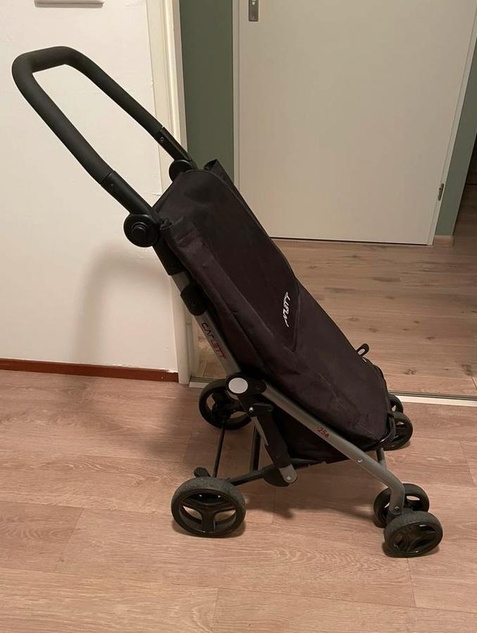 Carlett boodschappentrolley €45,00 incl. Verzenden, Ophalen of Verzenden, Zo goed als nieuw, 30 cm of meer
