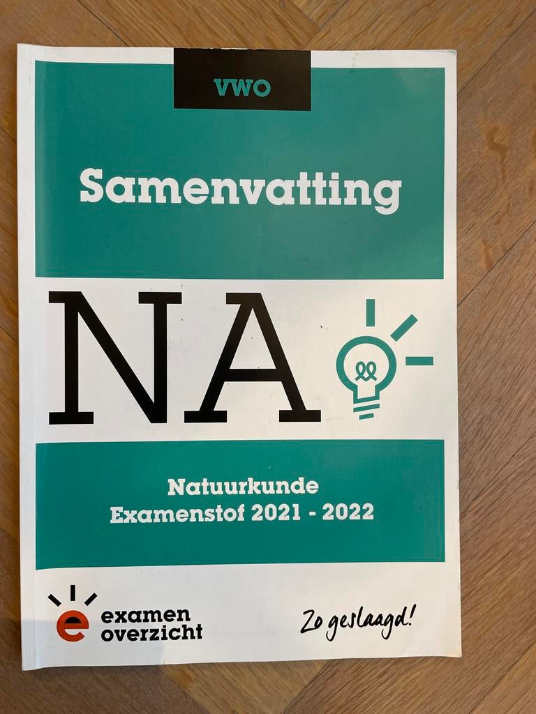 Samenvatting Natuurkunde Examenstof 2021-2022 VWO, Ophalen of Verzenden, Beta, Gelezen