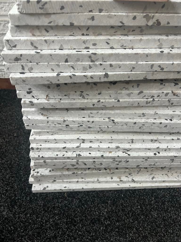 Terrazzo tegels - 6,5m2 40x40cm, Ophalen, Nieuw, 5 tot 10 m², Vloertegels