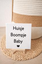 Tegel / tegeltje met tekst Huisje boompje baby, Ophalen of Verzenden, Nieuw