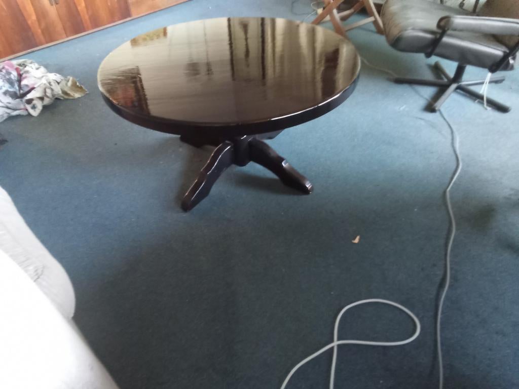 Mooie zware salontafel 50h 90 br hoogglans, Huis en Inrichting, Tafels | Salontafels, 50 tot 100 cm, Zo goed als nieuw, Minder dan 50 cm