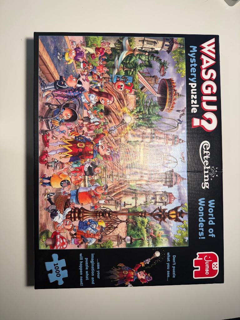WasGij Puzzel Efteling World of Wonders, Hobby en Vrije tijd, Denksport en Puzzels, Ophalen of Verzenden, 500 t/m 1500 stukjes