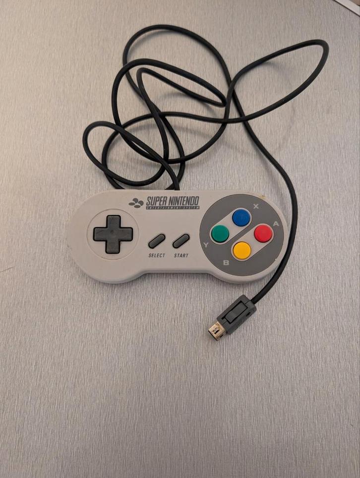 Super Nintendo SNES Mini Controller - Origineel clv 202, Spelcomputers en Games, Spelcomputers | Nintendo Super NES, Gebruikt