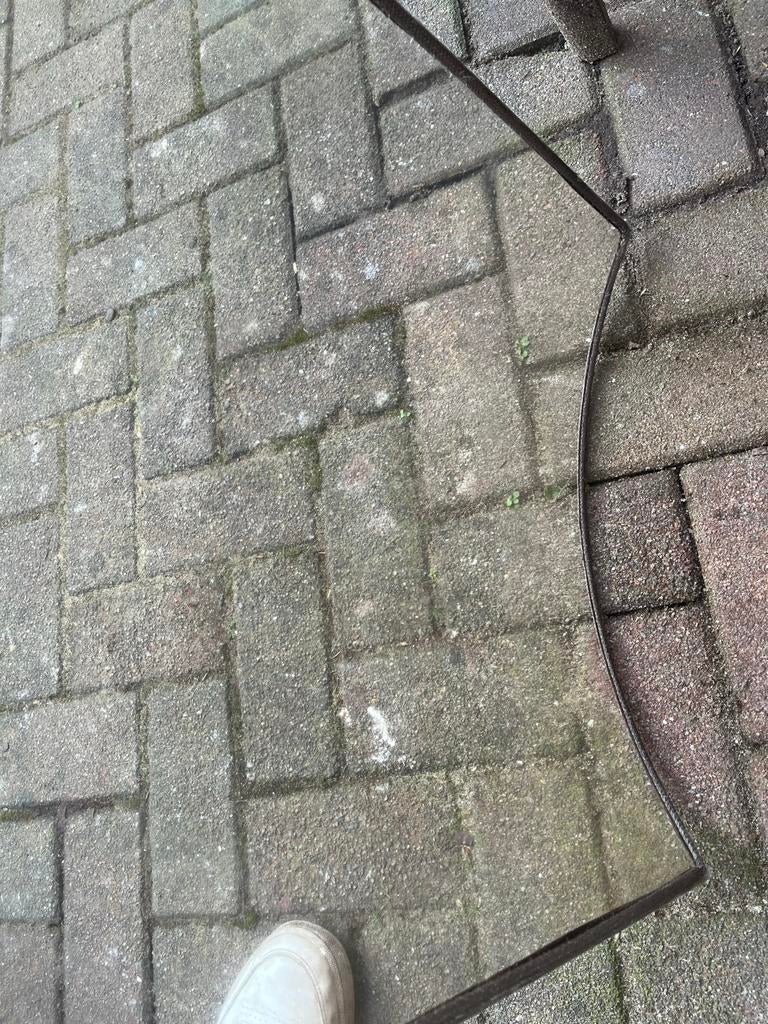 Hittebestendig glas voor gaskachel - afgerond, Ophalen, Gebruikt, Minder dan 80 cm, Minder dan 80 cm