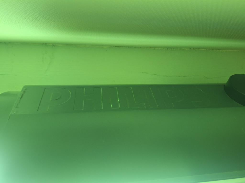 Philips zonnebank, Witgoed en Apparatuur, Ophalen, Gebruikt, Zonnebank enkelzijdig, Minder dan 10 lampen