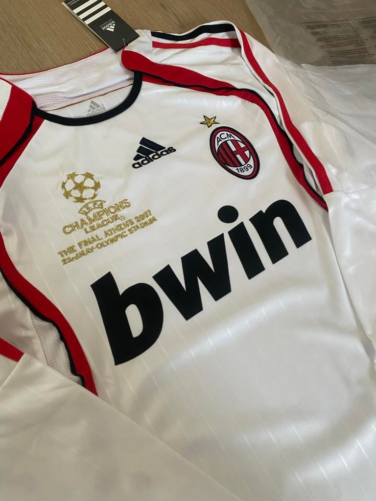 AC Milan Witte Longsleeve Champions League Finale 2007, Ophalen of Verzenden, Nieuw, Shirt
