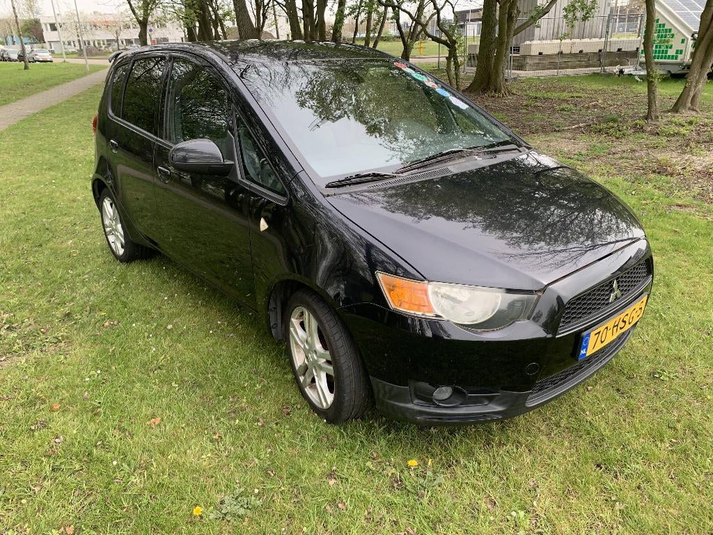 Mitsubishi Colt 1.3 CZ5 2009 Zwart, Euro 5, Stof, 31 €/maand, Origineel Nederlands
