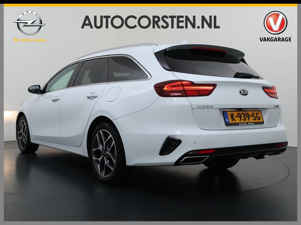 Kia Ceed Sportswagon T-120PK GT-Line Camera Apple Carplay/An, Voorwielaandrijving, Gebruikt, Leder en Stof, Wit