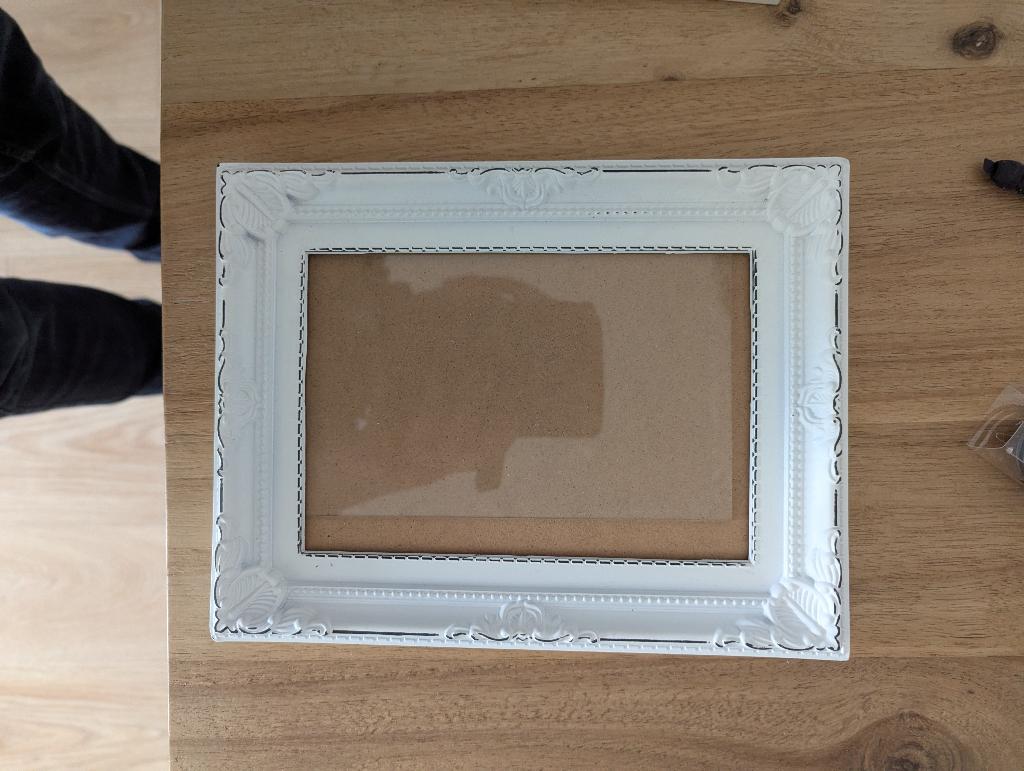 fotolijstje plastic, Ophalen, Zo goed als nieuw