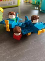 Vliegtuig Duplo jaren 80 (twee vliegtuigen en drie piloten), Ophalen of Verzenden, Gebruikt