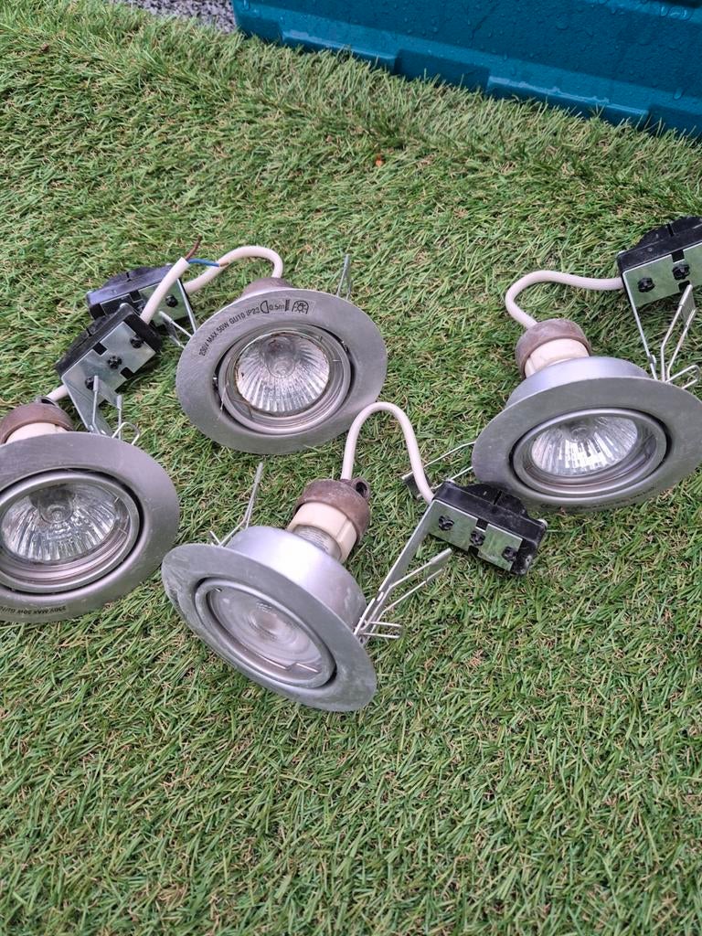 Spotjes, Huis en Inrichting, Lampen | Spots, Ophalen, Metaal of Aluminium