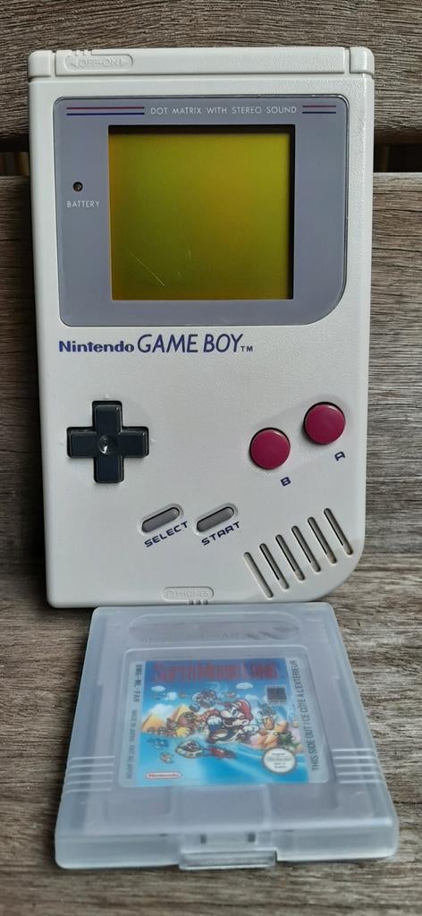 Nintendo Gameboy classic + Super Mario land 1, Ophalen of Verzenden, Zo goed als nieuw, Game Boy Classic, Met games