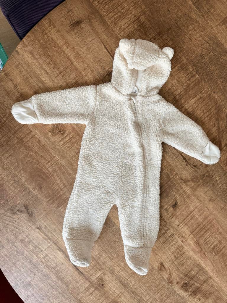 Zacht en warm Prénatal teddypakje / berenpakje maat 56, Ophalen, Zo goed als nieuw, Jongetje of Meisje, Pakje