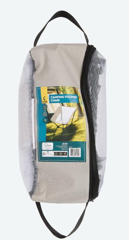 Campingstoel frokay Grijs Groen Zwart, Ophalen, Zo goed als nieuw, Campingstoel