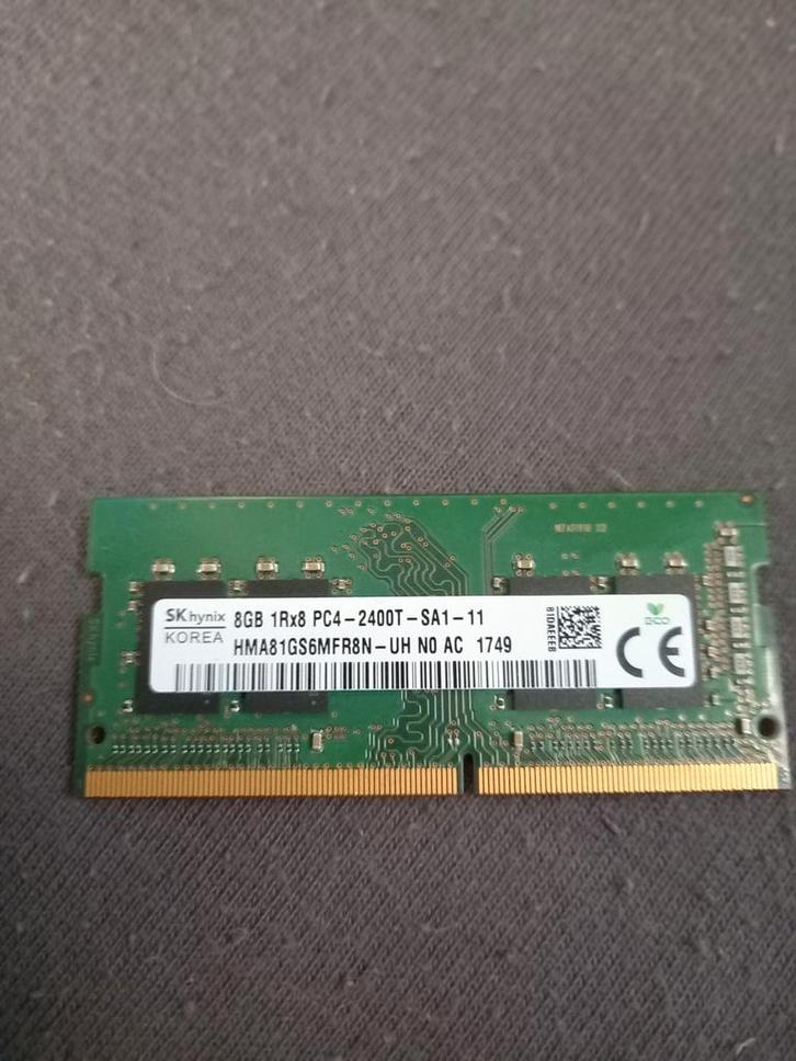 SK Hynix 8GB DDR4 RAM 2400MHz Laptop Geheugen, Computers en Software, RAM geheugen, Gebruikt, Laptop, 8 GB, DDR4, Ophalen of Verzenden