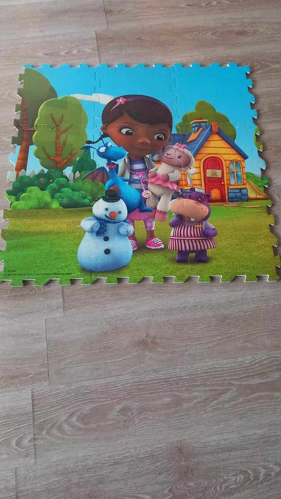 Doc McStuffins Speelmat Puzzelmat Kinderkamer, Ophalen, Gebruikt