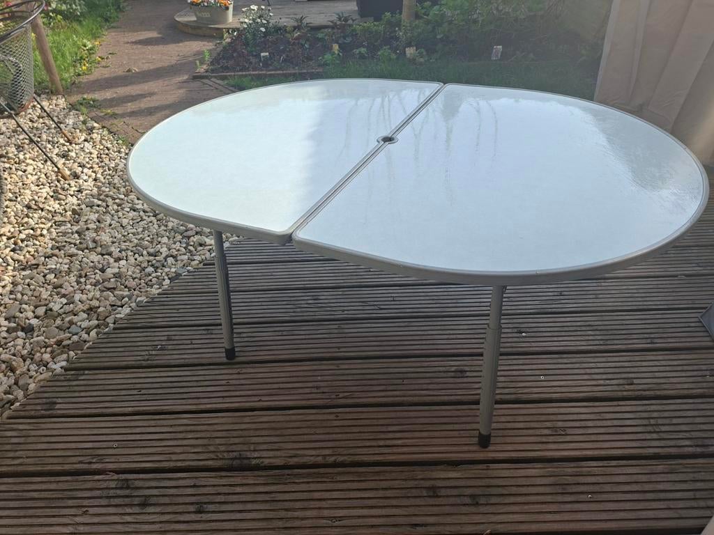 Handige kampeertafel inklapbaar en verstelbaar, Ophalen, Gebruikt, Campingtafel