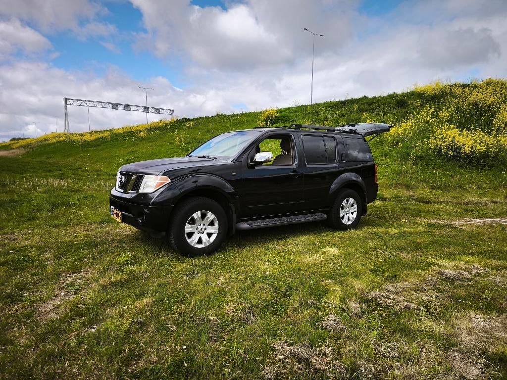 Nissan Pathfinder  - Benzine-  Automaat - 7zits - V6 New APK, Auto's, Nissan, Automaat, Stof, Zwart, Particulier