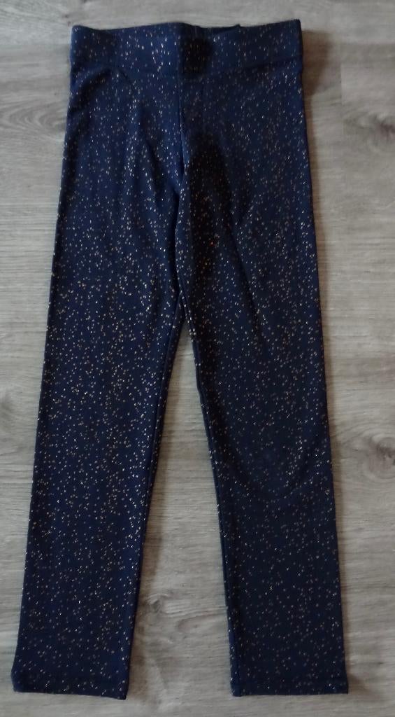 Mooie blauwe gouden stevige legging tregging H&M maat 140, Kinderen en Baby's, Kinderkleding | Maat 134, Broek, Meisje, H&M, Ophalen of Verzenden