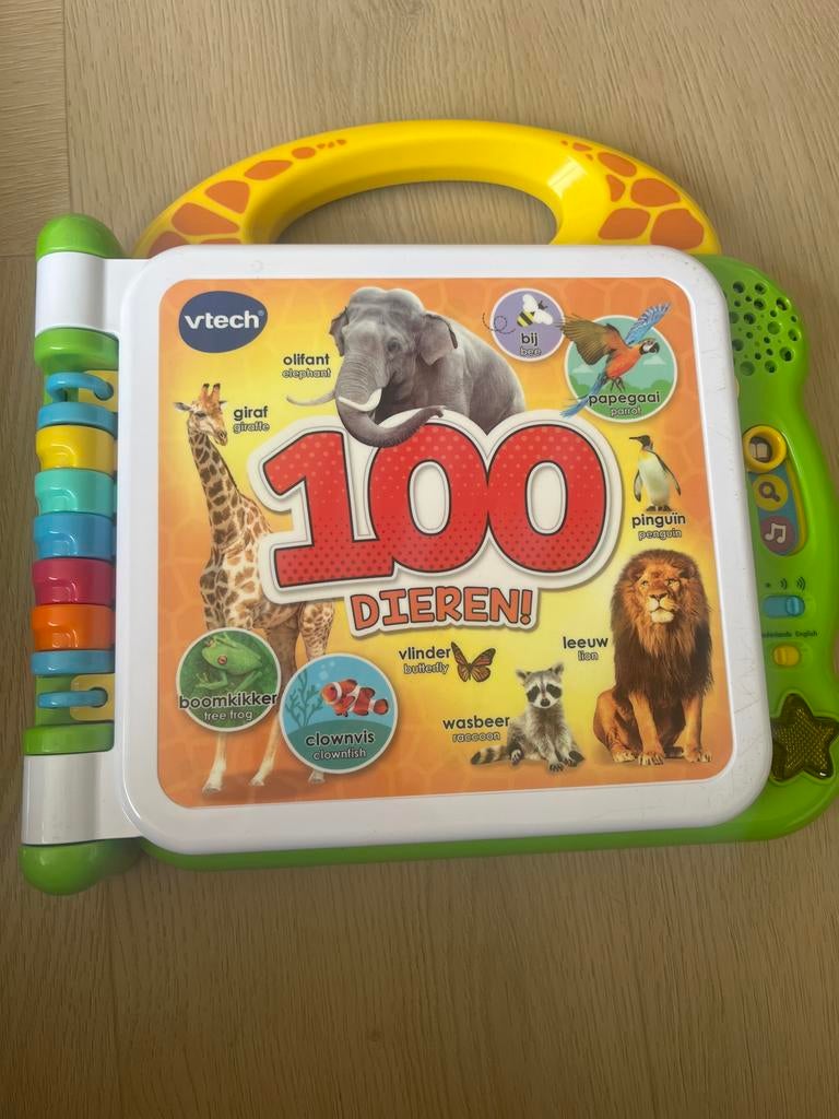 VTech 100 Dieren Boek - Interactief Leerplezier, Kinderen en Baby's, Speelgoed | Vtech, Gebruikt, 6 maanden tot 2 jaar, Ophalen