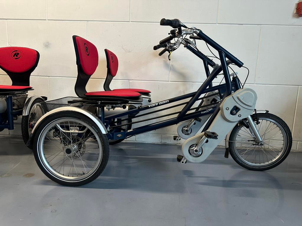 Mooie Van Raam Fun2Go elektrische duofiets, veel opties!, Fietsen en Brommers, Fietsen | Driewielfietsen, Ophalen of Verzenden