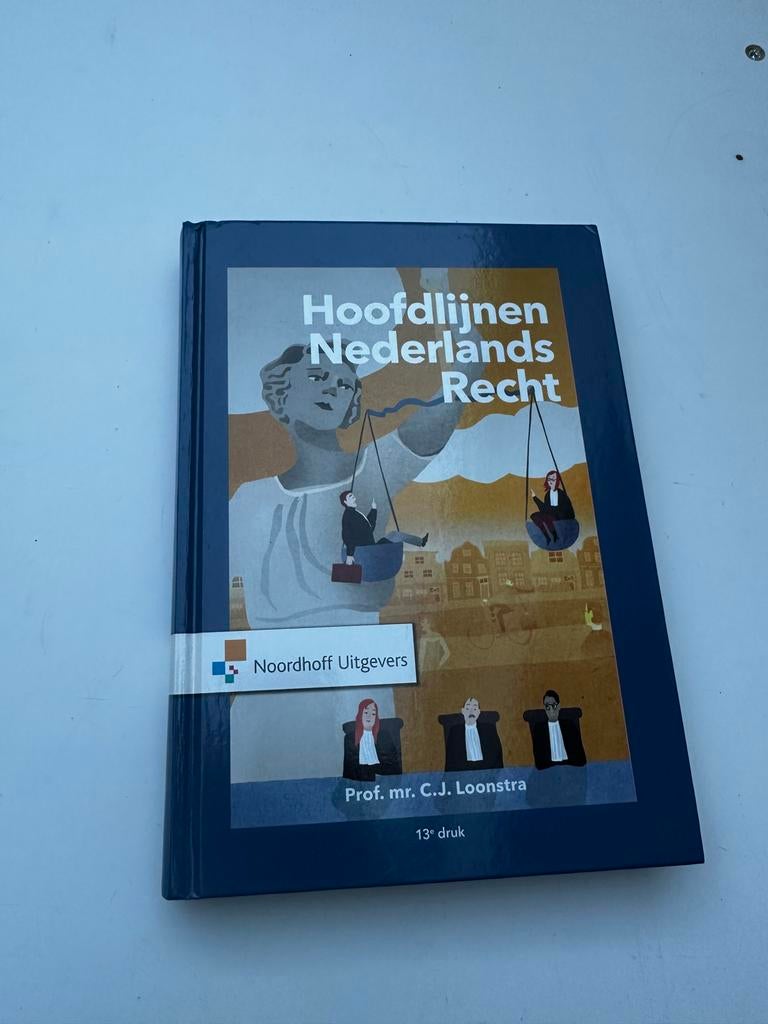 Hoofdlijnen Nederlands Recht - 13e druk, Ophalen of Verzenden, Gamma, Gelezen, HBO