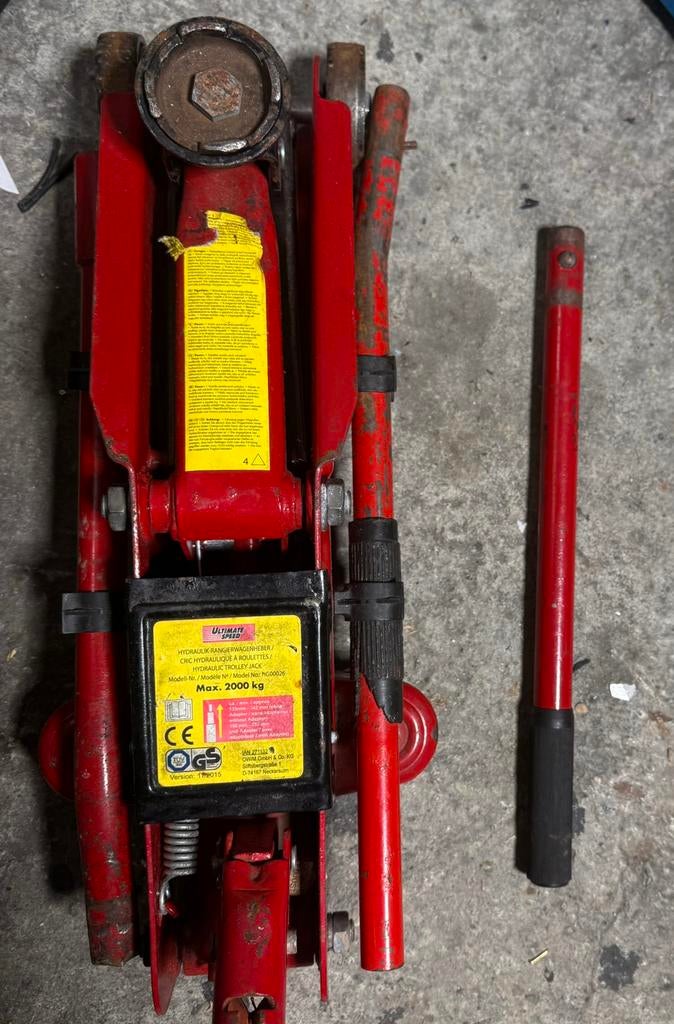 Garage krik Hydraulische, Ophalen of Verzenden, Zo goed als nieuw, Hydraulisch, Garagekrik