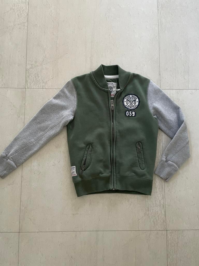 Riverwoods sweat vest/jas maat 140, Kinderen en Baby's, Kinderkleding | Maat 140, Verzenden, Gebruikt, Jongen, Overige typen