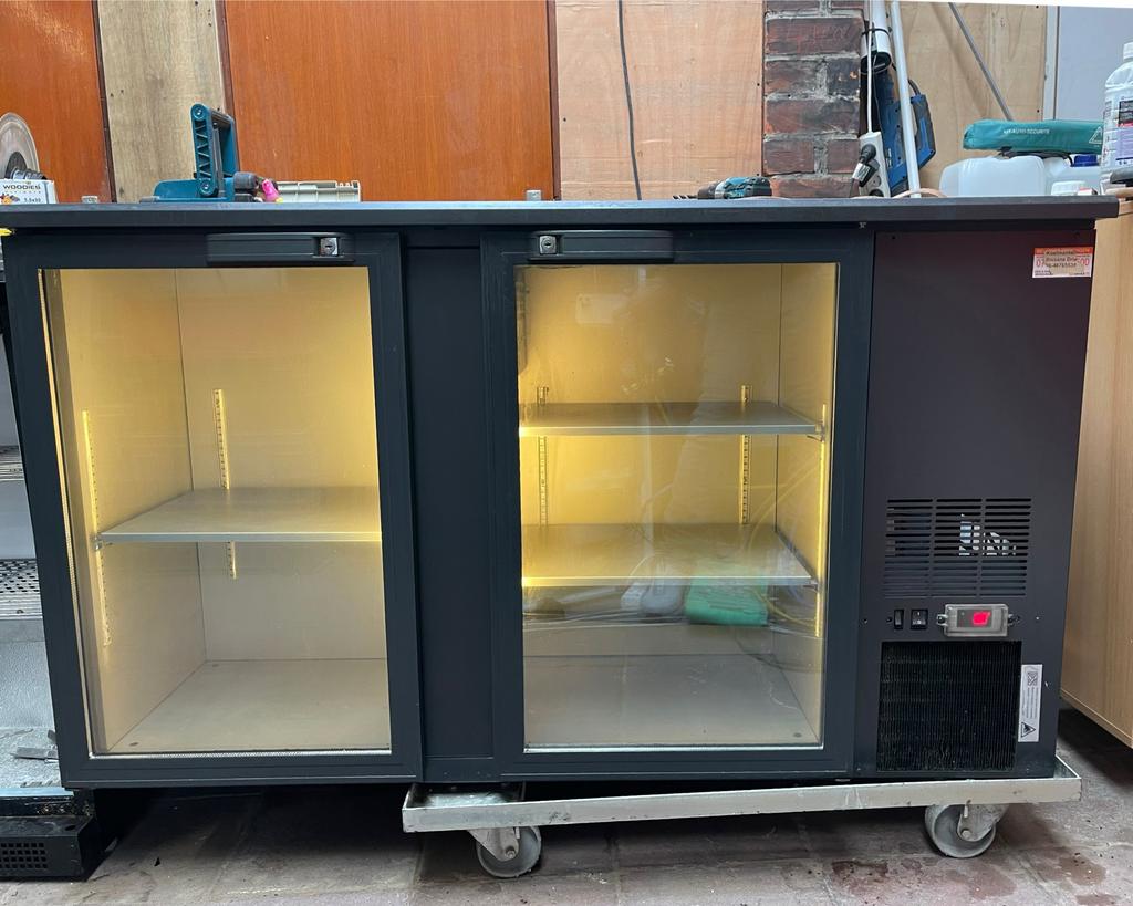 Professionele Gamko barkoeling met glazen deuren, Witgoed en Apparatuur, Koelkasten en IJskasten, Ophalen of Verzenden, Gebruikt