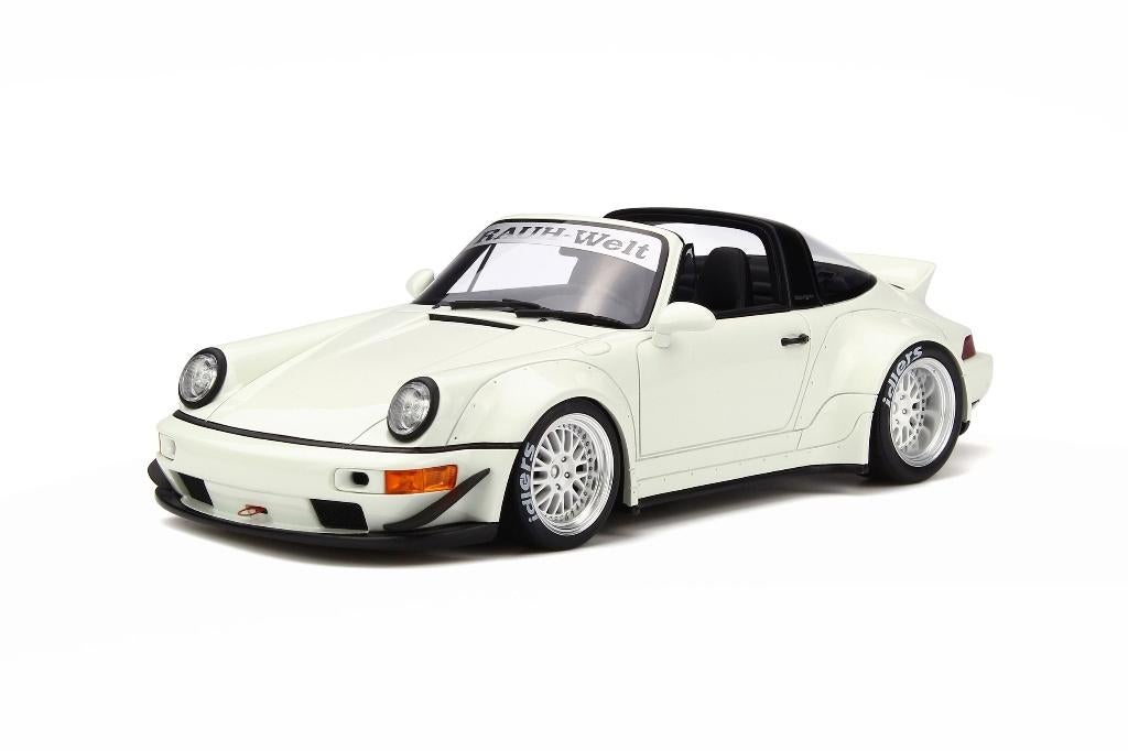GT spirit GT188 Porsche 964 RWB Targa Wit, Hobby en Vrije tijd, Modelauto's | 1:18, Ophalen of Verzenden, Nieuw, Auto, Overige merken