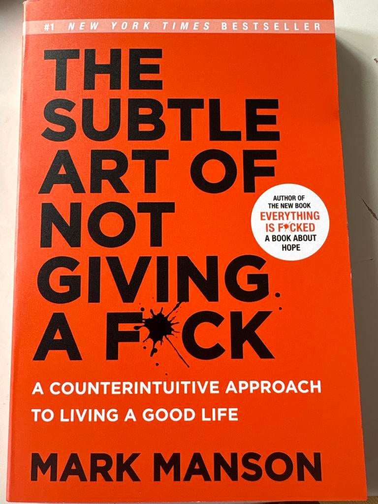The Subtle Art of Not Giving a F*ck - Mark Manson, Ophalen of Verzenden, Nieuw