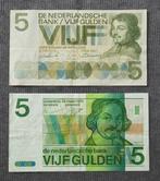 2 x 5 gulden biljet nederland, Postzegels en Munten, Bankbiljetten | Nederland, Verzenden, 5 gulden, Setje