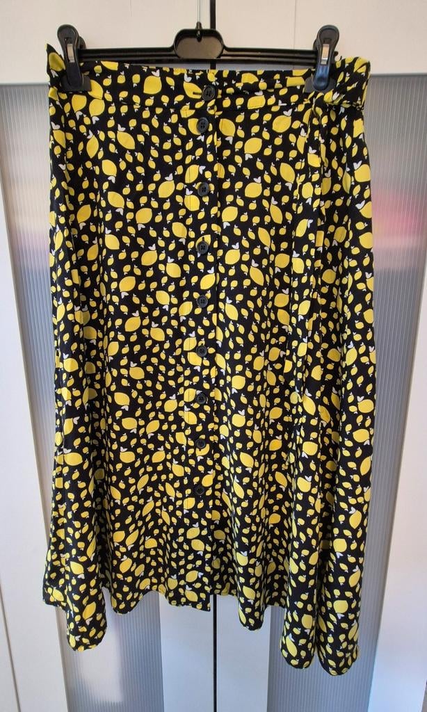 Rok van juffrouw Jansen, Kleding | Dames, Rokken, Zo goed als nieuw, Maat 38/40 (M), Zwart, Onder de knie, Ophalen of Verzenden