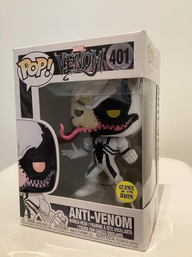 Funko Pop! Venom 401 Anti-Venom GITD (zonder T-shirt), Verzamelen, Ophalen, Nieuw