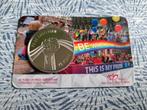 Penning 25 jaar Pride Amsterdam 2021 in coincard, Ophalen of Verzenden, Overige materialen, Nederland