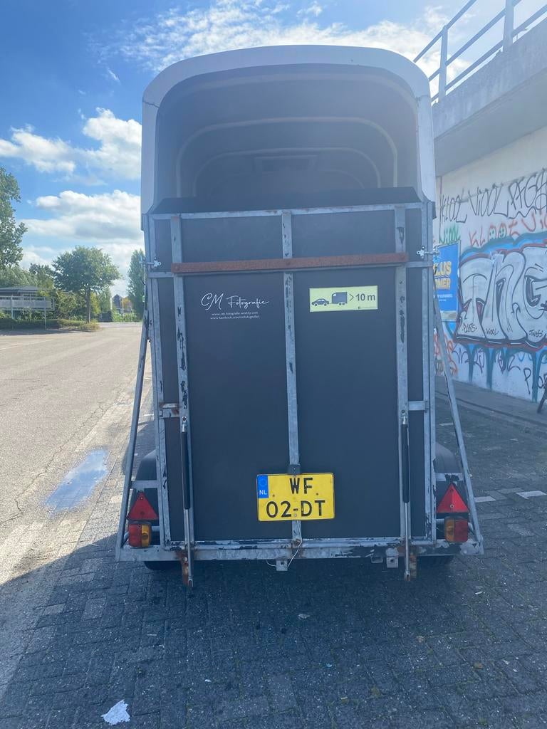 Wesco 1,5 paardstrailer, Dieren en Toebehoren, Paarden en Pony's | Trailers en Aanhangwagens, Ophalen, Gebruikt, Overige materialen