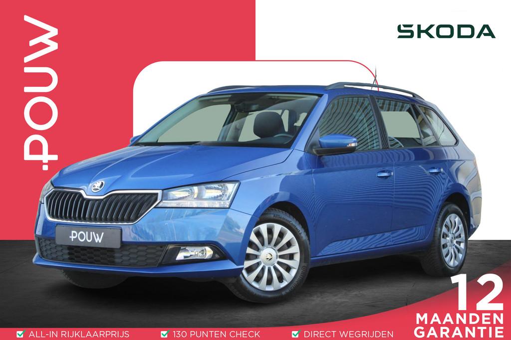 Skoda Fabia Combi 1.0 TSI 95pk Ambition | Parkeersensoren Ac, Auto's, Skoda, Voorwielaandrijving, 12 maanden, Stof, Gebruikt