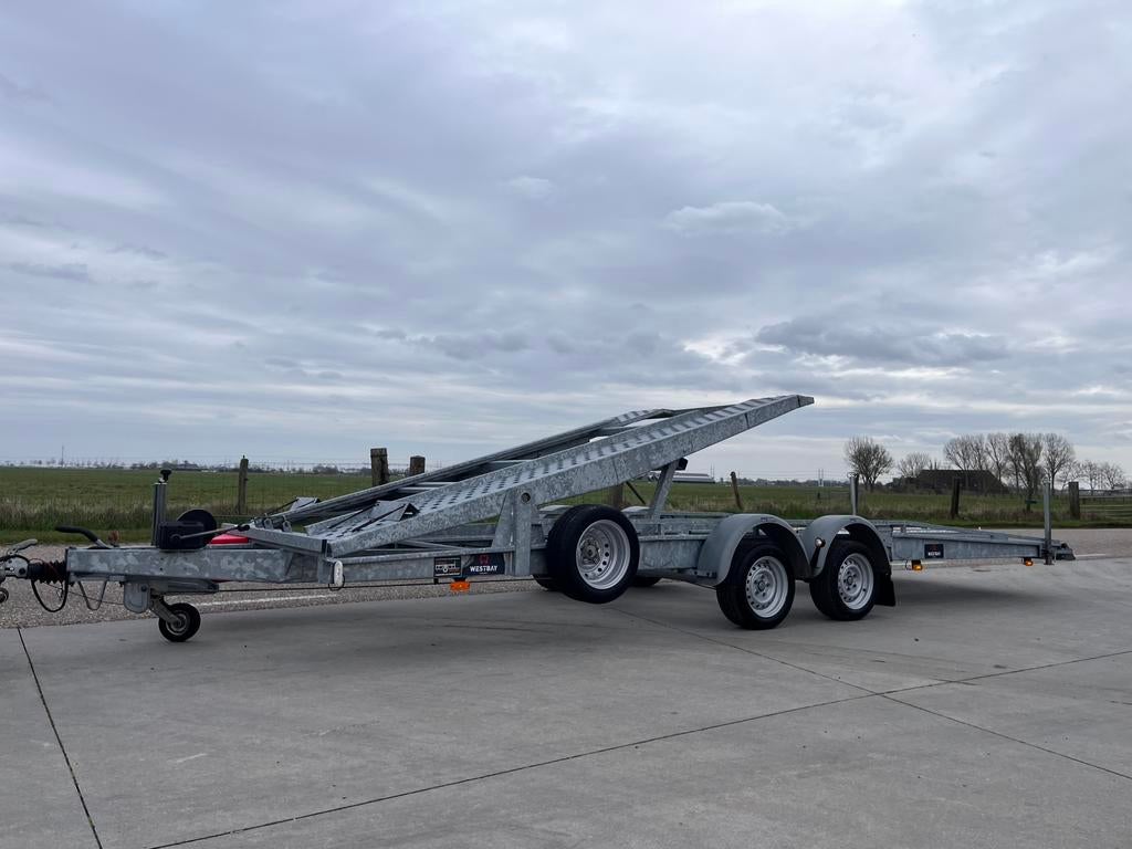 Autotransporter Autoambulance 2 deks 3500kg uniek! Zeer net, Auto diversen, Aanhangers en Bagagewagens, Gebruikt, Ophalen