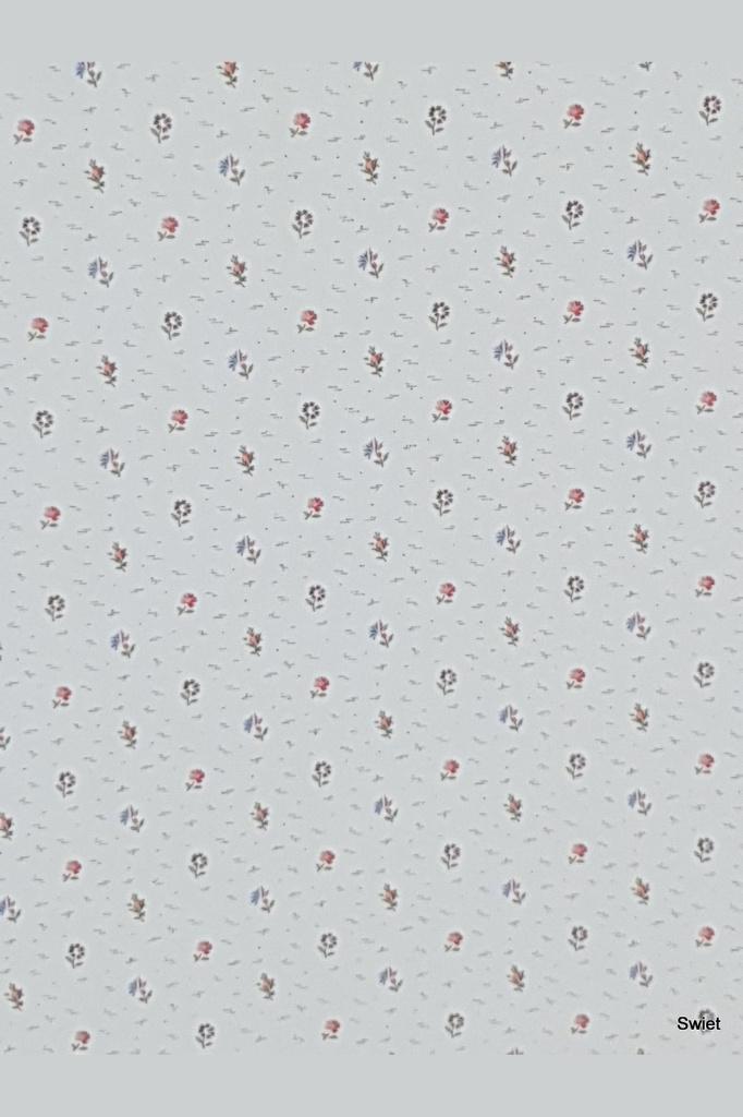 14033 behang vintage bloemen retro old wallpaper swiet, Ophalen of Verzenden, 50 tot 75 m², Roze