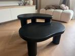 Set van 2 organische bijzettafeltjes - Action, Huis en Inrichting, Ophalen, Minder dan 55 cm, Zo goed als nieuw, Overige vormen