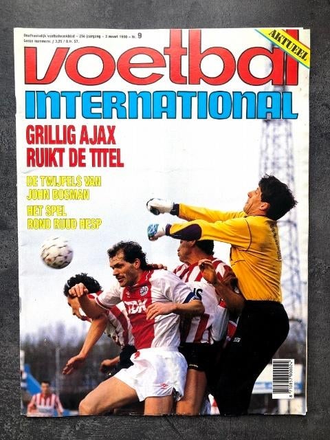 Voetbal International, 25e  jaargang, nr. 9, 1990, Ophalen, Gebruikt, Overige binnenlandse clubs, Boek of Tijdschrift