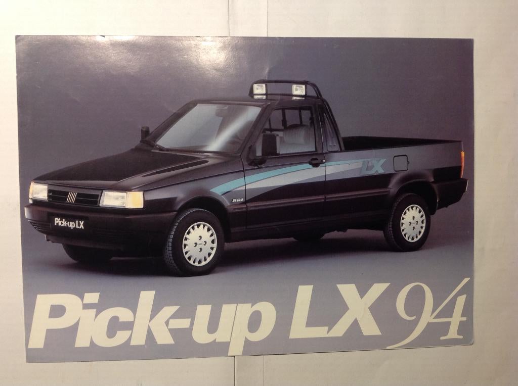 Fiat Brasil Pick up LX folder 1994 4 blz Spaanse taal, Ophalen of Verzenden, Nieuw, Overige merken