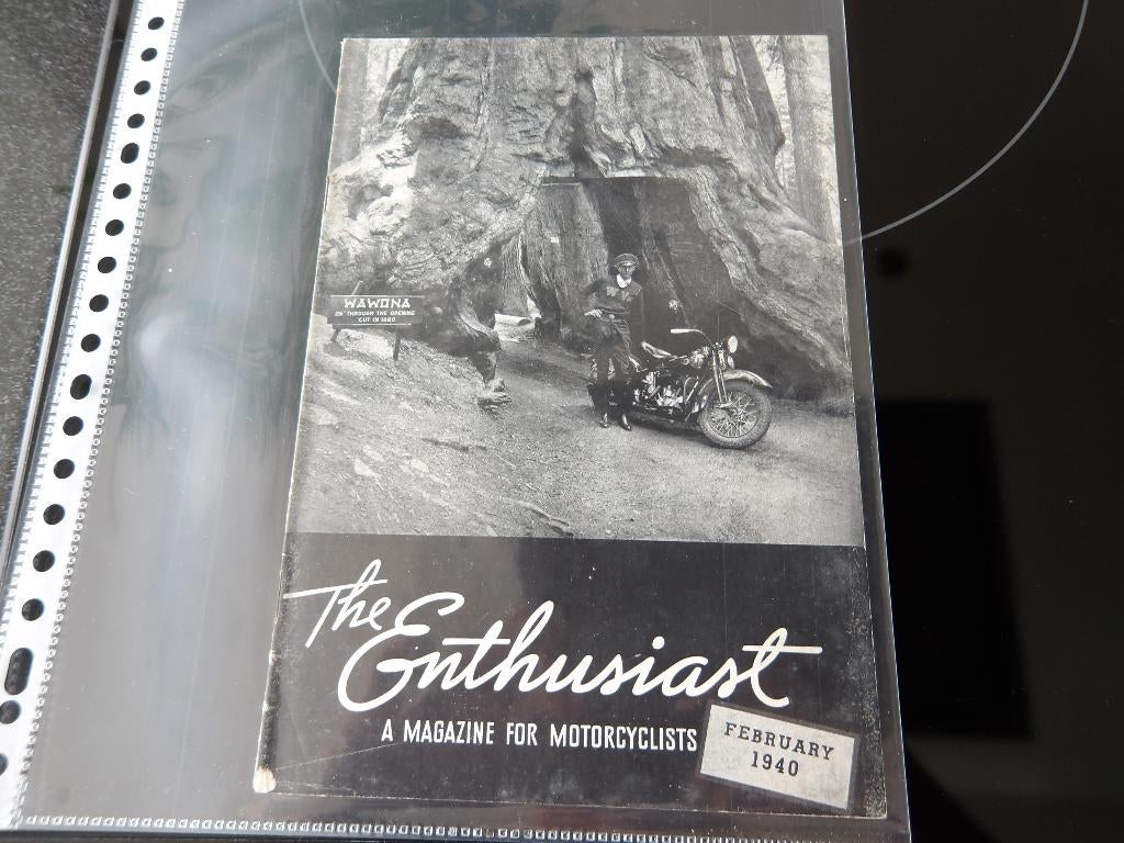 Harley Davidson The Enthusiast Feb 1940, Verzenden, Harley-Davidson of Buell