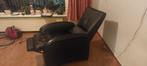 Relax fauteuil zwart kunstleer, Huis en Inrichting, Fauteuils, Ophalen