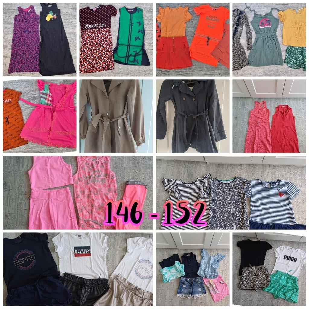 Groot kledingpakket meisje maat 146-152, Ophalen of Verzenden, Zo goed als nieuw, Diverse merken, Meisje