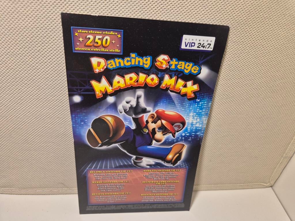 VIP card van Dancing Stage Mario Mix GameCube, Spelcomputers en Games, Games | Nintendo GameCube, 1 speler, Ophalen of Verzenden