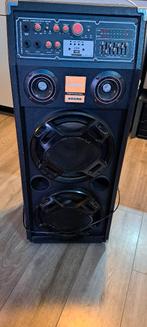 Temeisheng Professional Super Karaoka Speaker 1500 Watt !!, Gebruikt, 120 watt of meer, Front, Rear of Stereo speakers, Ophalen
