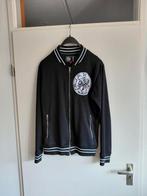 Afc ajax retro jack jas oude logo maat m, Maat 48/50 (M), Zwart, Ophalen of Verzenden, Ajax