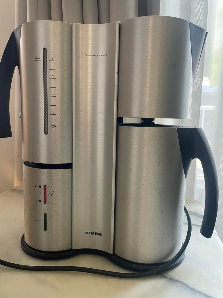 Siemens koffiemachine Porsche Design, Ophalen, Zo goed als nieuw, Koffiemachine